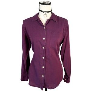Vintage Lee Purple Button Down Shirt | 100% Cotton